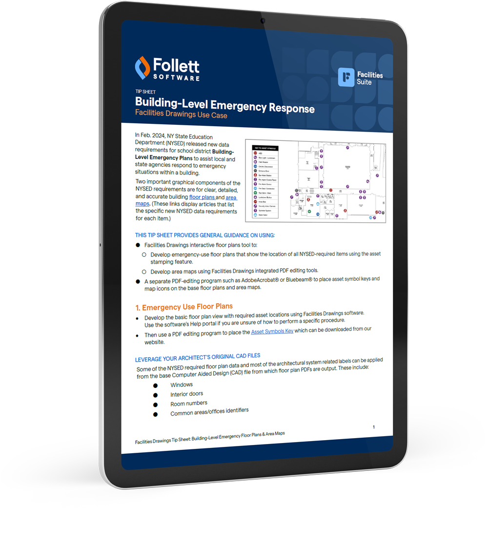 Facilities Drawings Tip Sheet