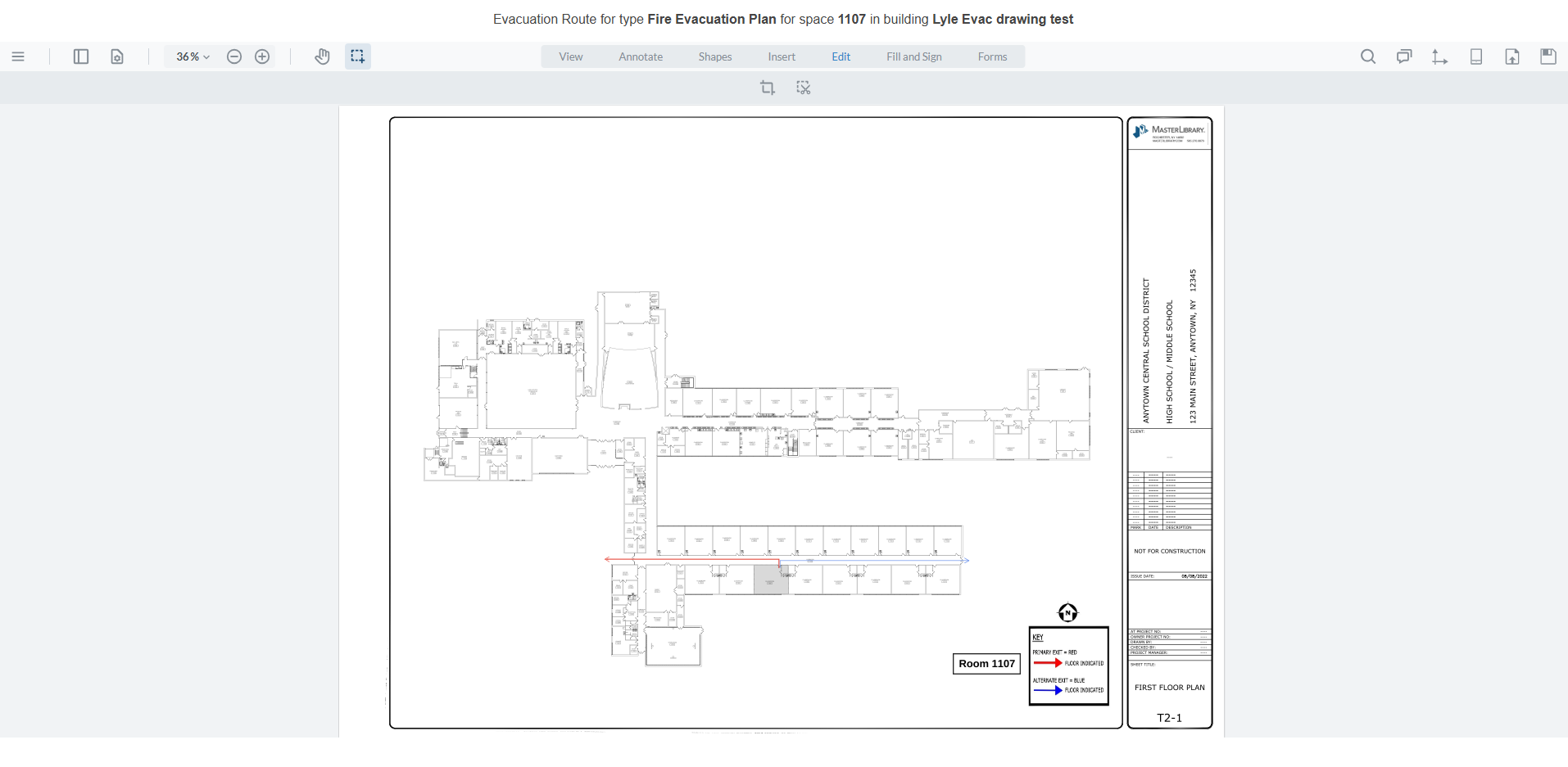 Evacuation Routes screenshot